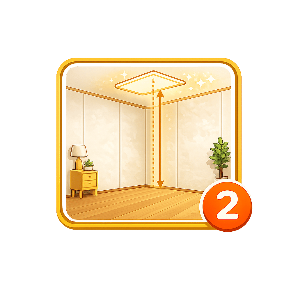 Infrarot-Deckenheizung-Installation