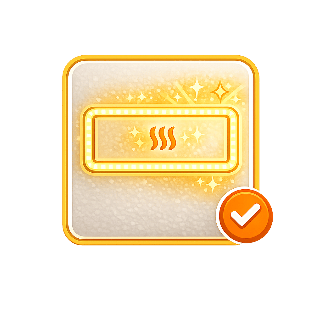 Infrarotheizung mit LED-Licht